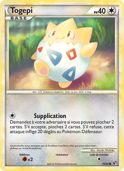 Image de la carte Pokemon Togepi 70/90