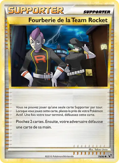 Image de la carte Pokemon Fourberie de la Team Rocket 78/90