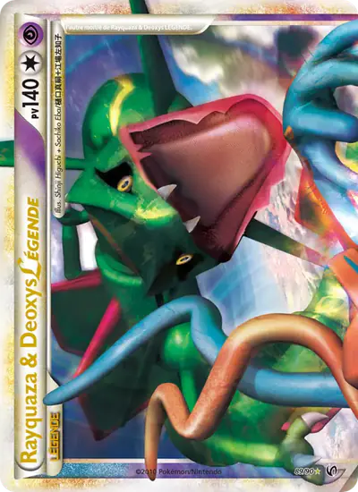 Image de la carte Pokemon Rayquaza & Deoxys LÉGENDE 89/90