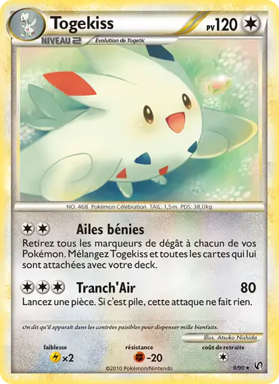 Image de la carte Pokemon Togekiss 9/90