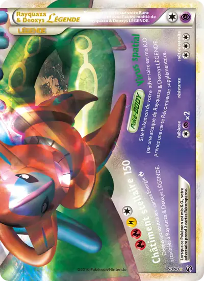 Image de la carte Pokemon Rayquaza & Deoxys LÉGENDE 90/90