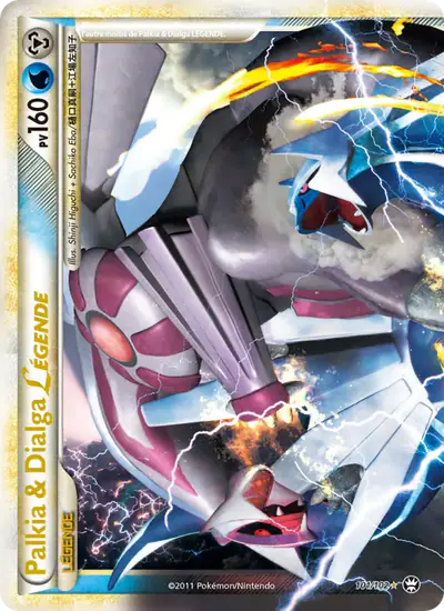 Image de la carte Pokemon Palkia & Dialga LÉGENDE 101/102
