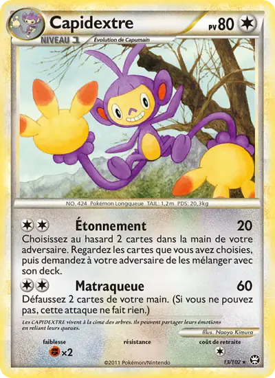Image de la carte Pokemon Capidextre 13/102