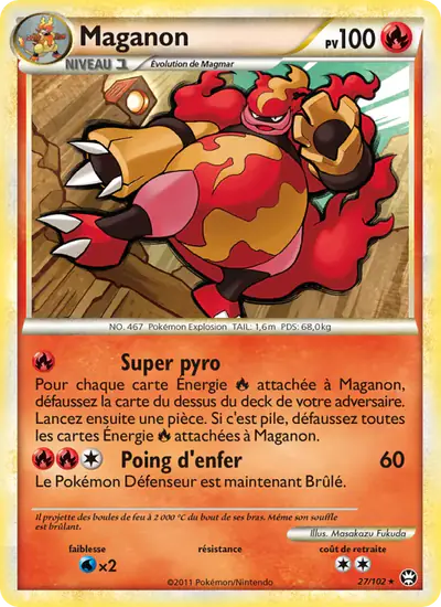 Image de la carte Pokemon Maganon 27/102