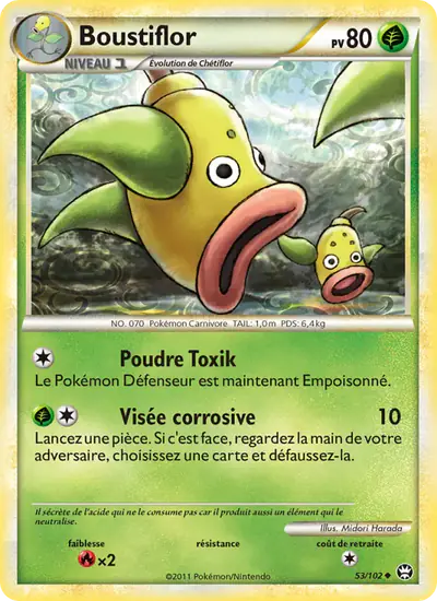 Image de la carte Pokemon Boustiflor 53/102