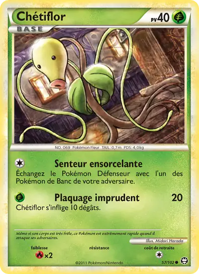 Image de la carte Pokemon Chétiflor 57/102