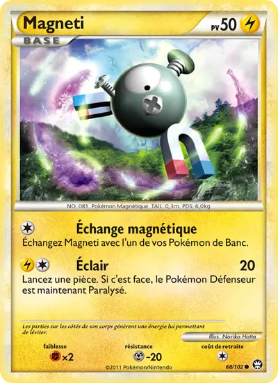 Image de la carte Pokemon Magnéti 68/102