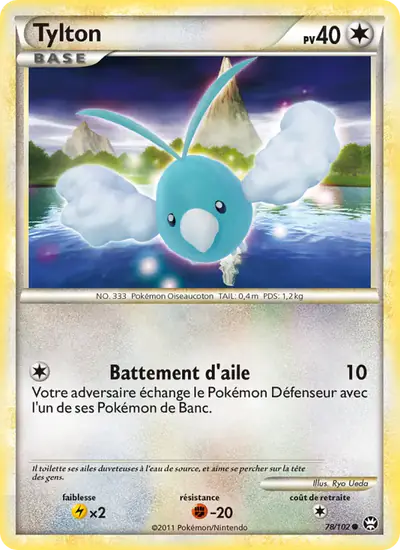 Image de la carte Pokemon Tylton 78/102