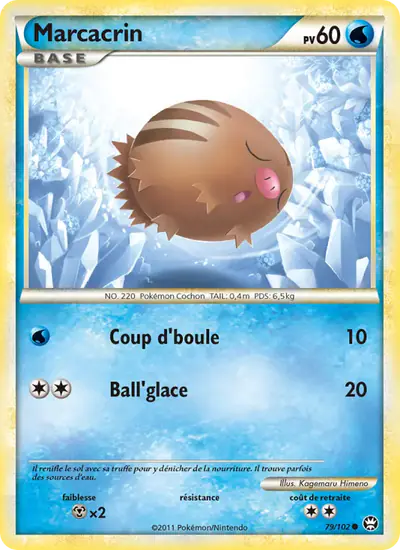 Image de la carte Pokemon Marcacrin 79/102