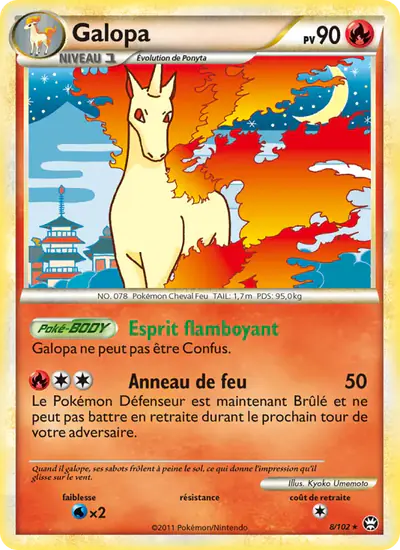 Image de la carte Pokemon Galopa 8/102