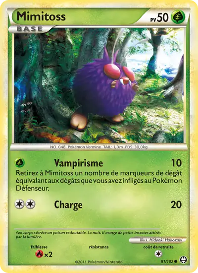 Image de la carte Pokemon Mimitoss 81/102