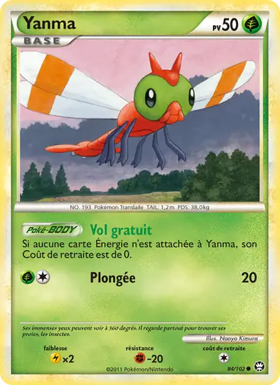 Image de la carte Pokemon Yanma 84/102