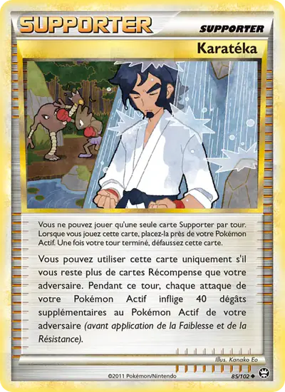 Image de la carte Pokemon Karatéka 85/102