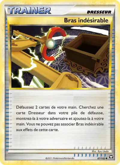 Image de la carte Pokemon Bras indésirable 87/102