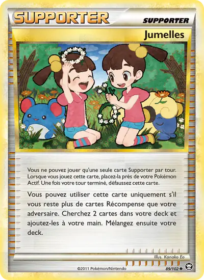 Image de la carte Pokemon Jumelles 89/102