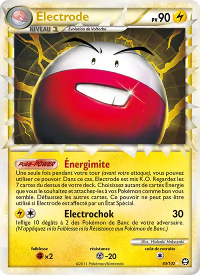 Image de la carte Pokemon Electrode 93/102