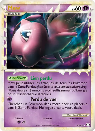 Image de la carte Pokemon Mew 97/102