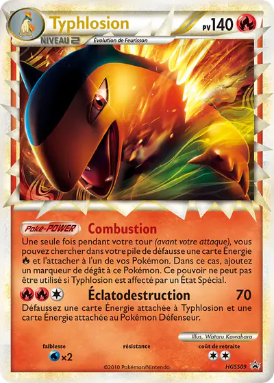 Image de la carte Pokemon Typhlosion HGSS09/25
