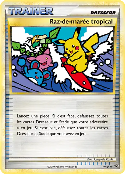 Image de la carte Pokemon Raz-de-marée tropical HGSS18/25
