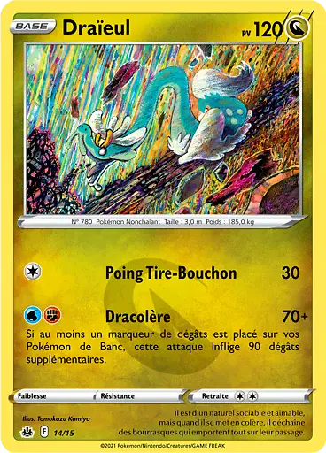 Image de la carte Pokemon Draïeul 14/15