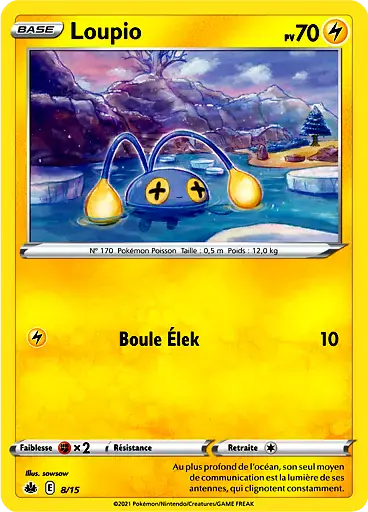Image de la carte Pokemon Loupio 8/15