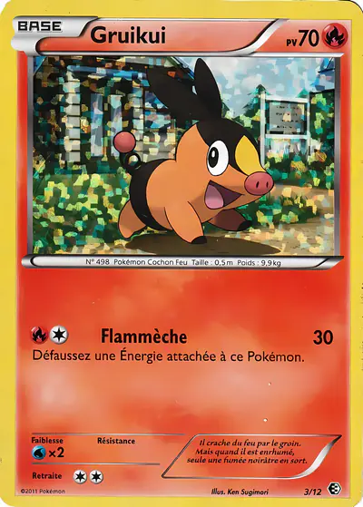 Image de la carte Pokemon Gruikui 3/12