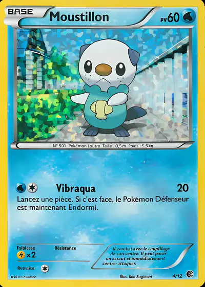 Image de la carte Pokemon Moustillon 4/12