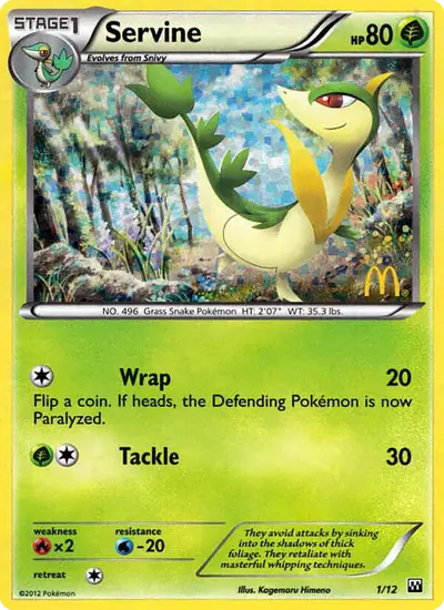 Image de la carte Pokemon Lianaja 1/12