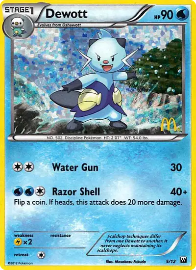Image de la carte Pokemon Dewott 5/12