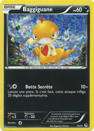 Image de la carte Pokemon Baggiguane 10/12