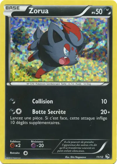 Image de la carte Pokemon Zorua 11/12