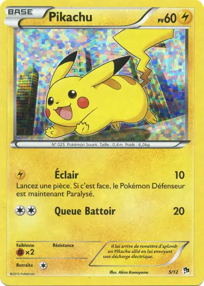 Image de la carte Pokemon Pikachu 5/12