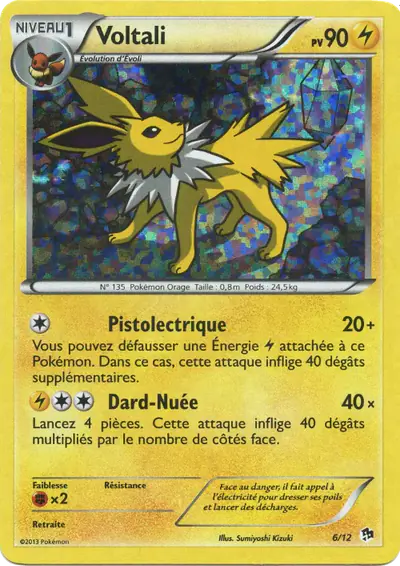 Image de la carte Pokemon Voltali 6/12