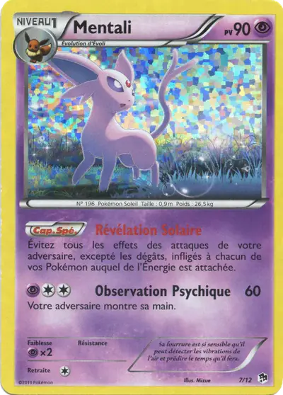 Image de la carte Pokemon Mentali 7/12