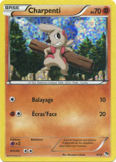 Image de la carte Pokemon Charpenti 8/12