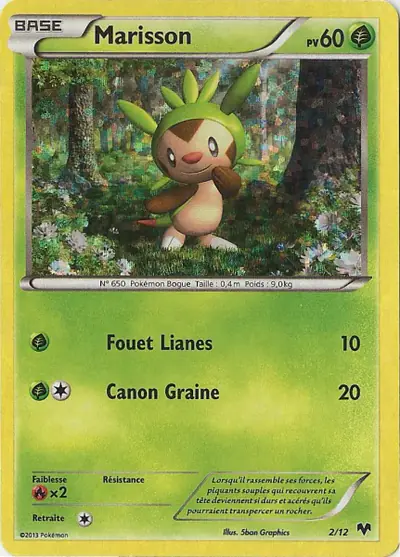 Image de la carte Pokemon Marisson 2/12