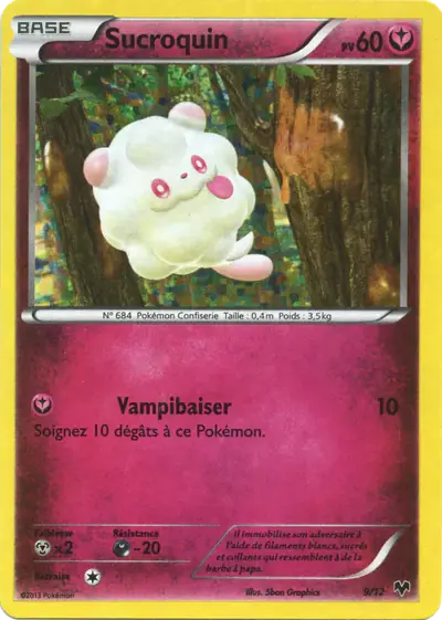 Image de la carte Pokemon Sucroquin 9/12
