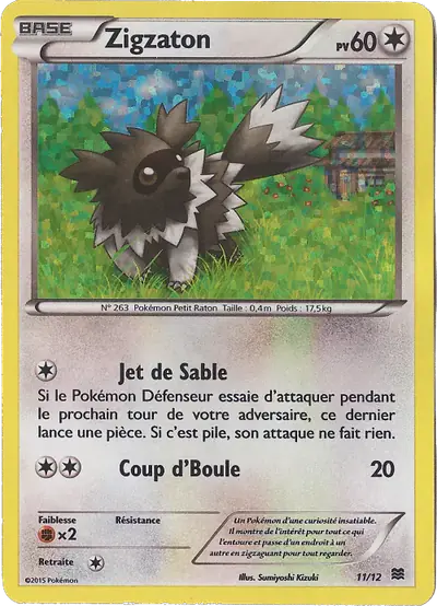 Image de la carte Pokemon Zigzaton 11/12