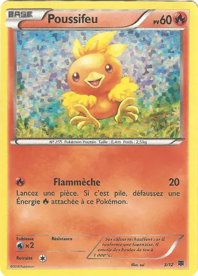 Image de la carte Pokemon Poussifeu 3/12