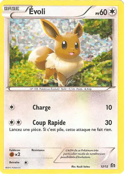 Image de la carte Pokemon Évoli 12/12