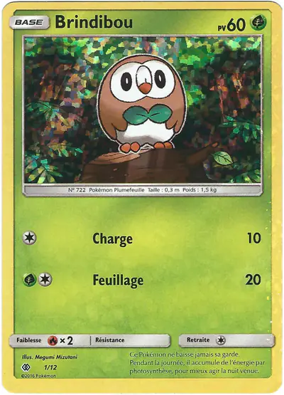 Image de la carte Pokemon Brindibou 1/12