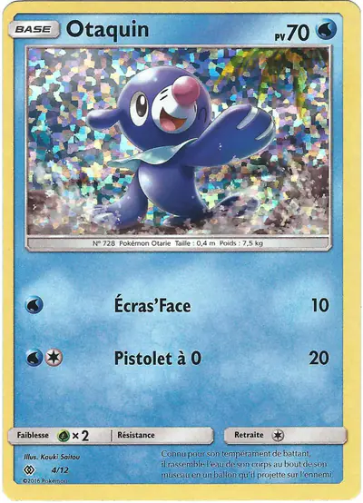 Image de la carte Pokemon Otaquin 4/12