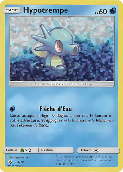 Image de la carte Pokemon Hypotrempe 3/12