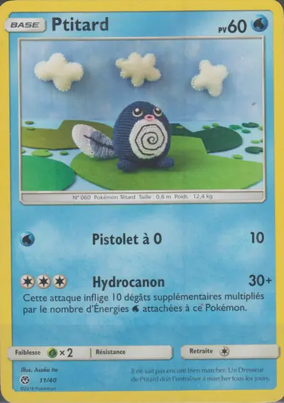 Image de la carte Pokemon Ptitard 11/40