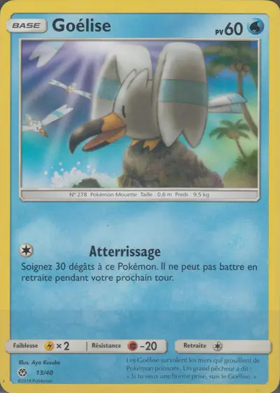 Image de la carte Pokemon Goélise 13/40