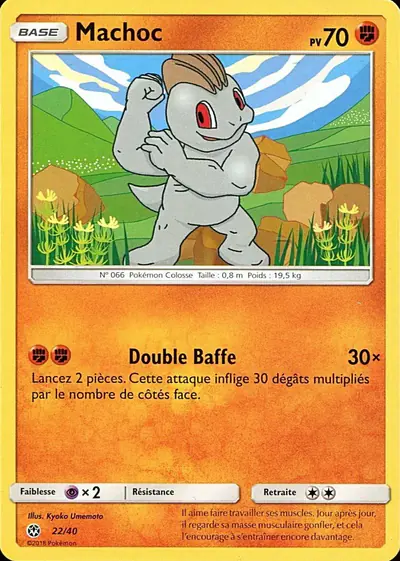 Image de la carte Pokemon Machoc 22/40
