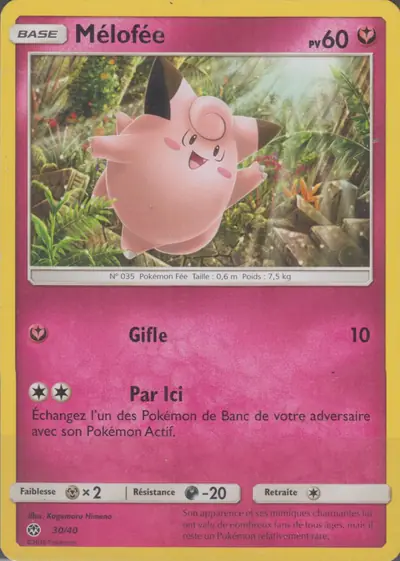 Image de la carte Pokemon Mélofée 30/40