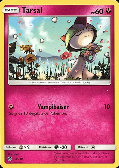 Image de la carte Pokemon Tarsal 31/40