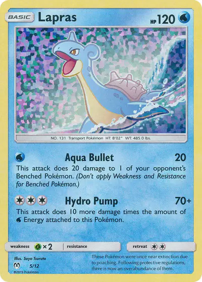 Image de la carte Pokemon Lokhlass 5/12