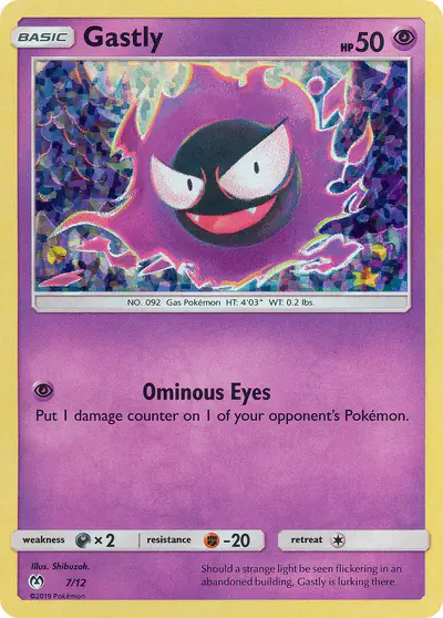 Image de la carte Pokemon Fantominus 7/12